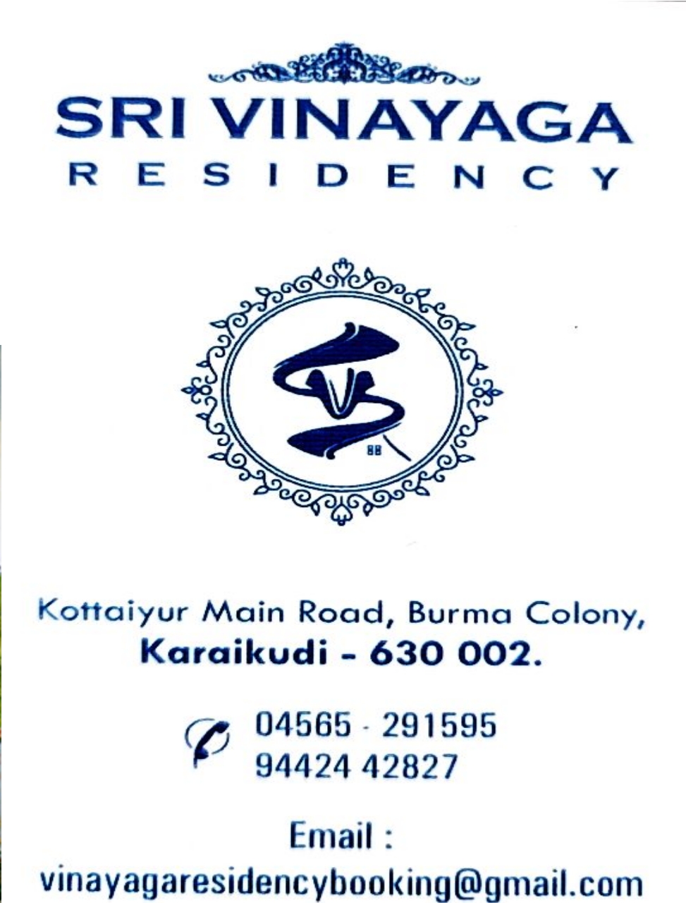 SRI VINAYAGA RESIDENCY